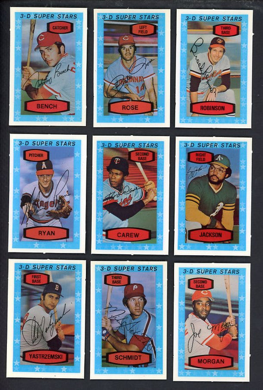 1975 Kelloggs Baseball Complete Set NR-MT Ryan Schmidt Rose 567537