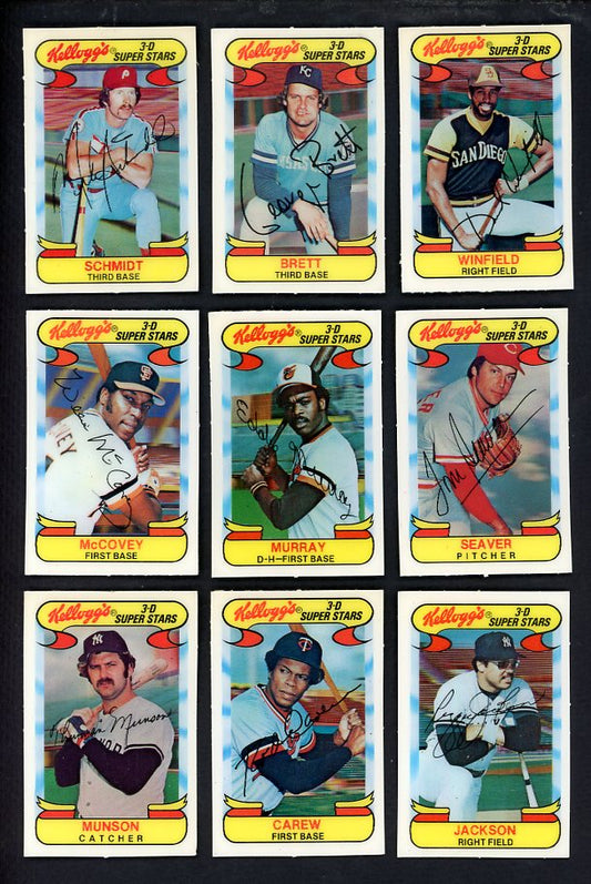 1978 Kelloggs Baseball Complete Set NR-MT Murray Ryan Brett 567540