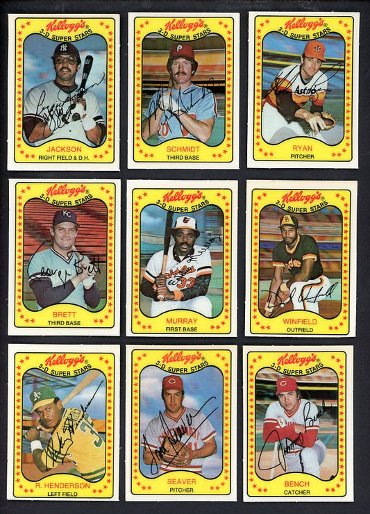 1981 Kelloggs Baseball Complete Set NR-MT Henderson Ryan 567543