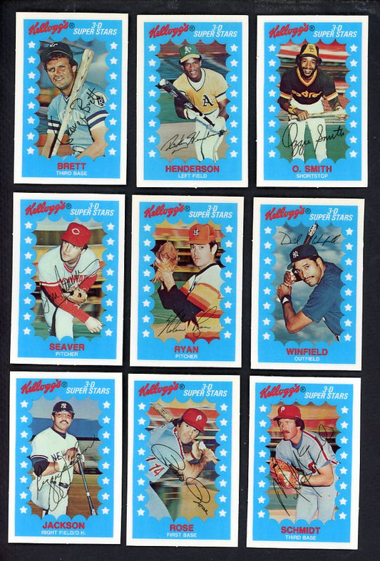 1982 Kelloggs Baseball Complete Set NR-MT Brett Smith Ryan 567544