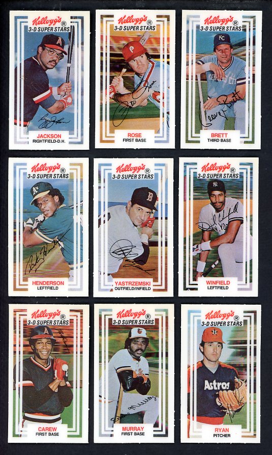 1983 Kelloggs Baseball Complete Set NR-MT Ryan Brett Schmidt 567545