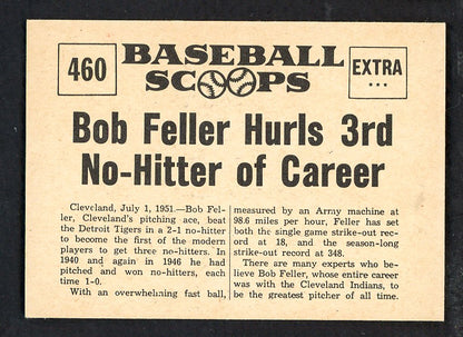 1961 Nu Card Scoops #460 Bob Feller Indians EX-MT 567576