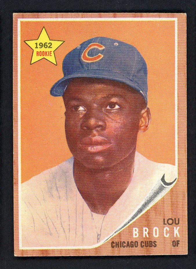 1962 Topps Baseball #387 Lou Brock Cubs EX-MT/NR-MT 567579
