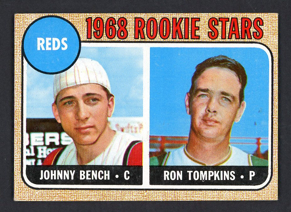 1968 Topps Baseball #247 Johnny Bench Reds NR-MT 567588