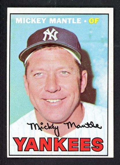 1967 Topps Baseball #150 Mickey Mantle Yankees EX-MT/NR-MT 567593