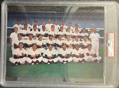 1968 Yankees Tri Fold Team Appreciation Day PSA 2 GD 567611