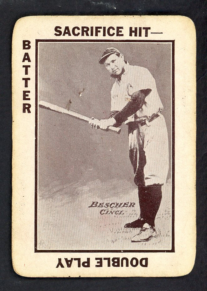 1913 Tom Barker Bob Bescher Reds EX  567633