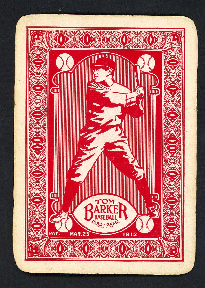 1913 Tom Barker Dick Hoblitzel Reds EX 567635