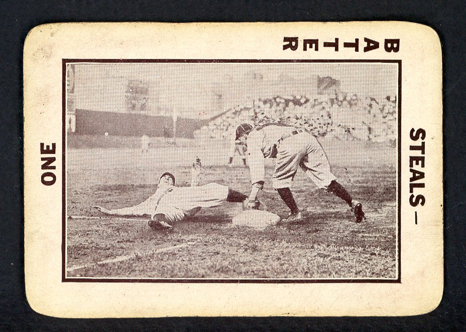 1913 Tom Barker Slide At Base (Fielder At Bag) EX 567639