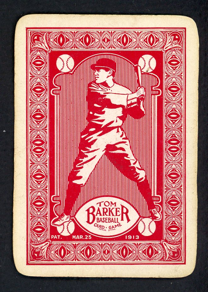1913 Tom Barker Slide At Base (Fielder At Bag) EX 567639