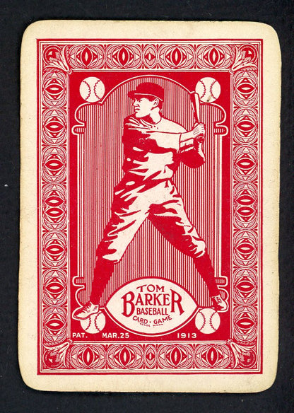 1913 Tom Barker Slide At Base (Fielder At Bag) EX 567639