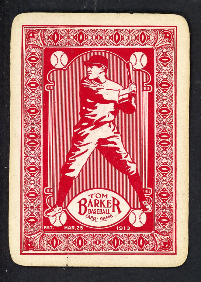 1913 Tom Barker Slide At Plate (Ump Left) EX 567640