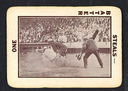 1913 Tom Barker Slide At Plate (Ump Right) EX 567641