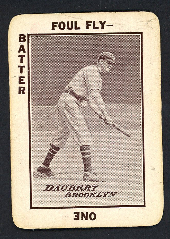 1913 Tom Barker Jake Daubert Dodgers VG-EX 567644