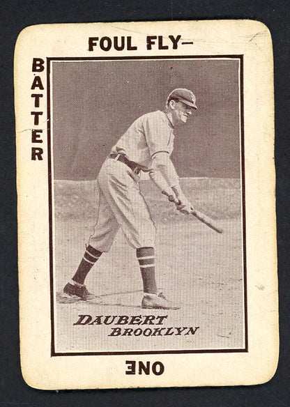 1913 Tom Barker Jake Daubert Dodgers VG-EX 567644