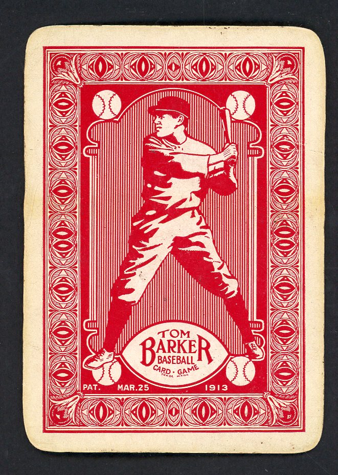 1913 Tom Barker Jake Daubert Dodgers VG-EX 567644