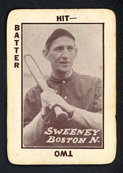 1913 Tom Barker Bill Sweeney Red Sox VG-EX 567648