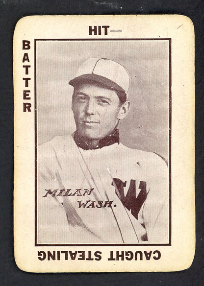 1913 Tom Barker Clyde Milan Senators VG-EX  567651