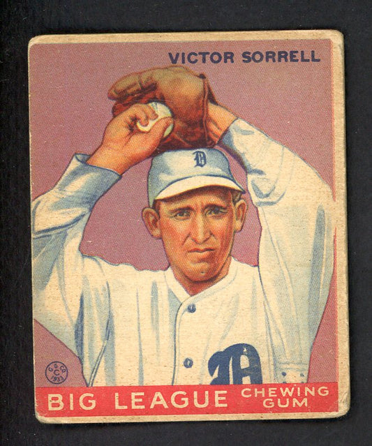1933 Goudey #015 Victor Sorrell Tigers VG  567688