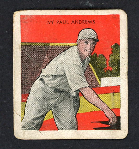1933 Tattoo Orbit Ivy Andrews Red Sox GD (Creases) 567695