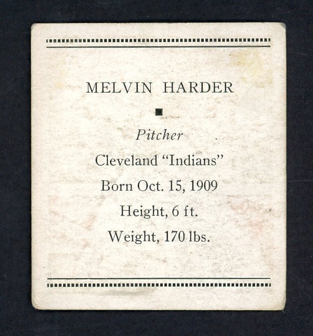 1933 Tattoo Orbit Melvin Harder Indians GD-VG  567711