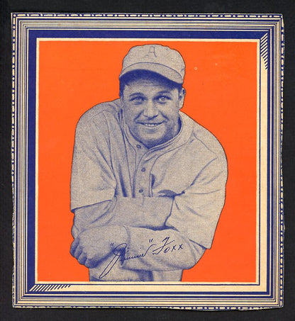 1935 Wheaties Series 1 Jimmie Foxx A's Authentic 567723