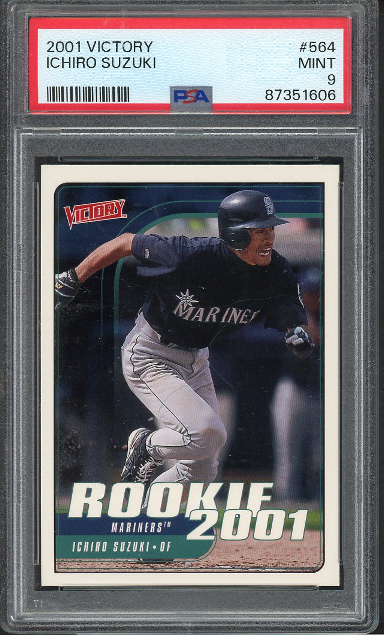 2001 Victory #564 Ichiro Suzuki Mariners PSA 9 MINT 567733
