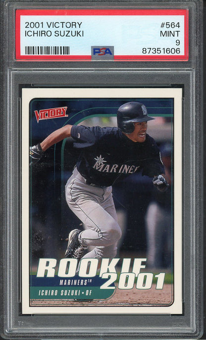 2001 Victory #564 Ichiro Suzuki Mariners PSA 9 MINT 567733