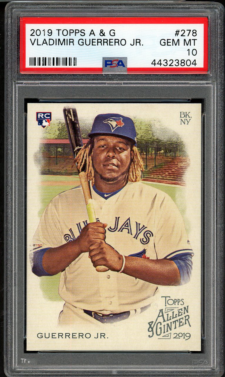 2019 Topps A&G #278 Vladimir Guerrero Jr Blue Jays PSA 10 GEM MINT 567736