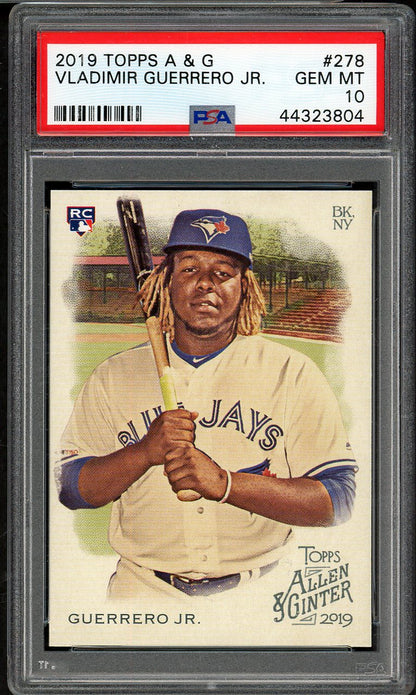 2019 Topps A&G #278 Vladimir Guerrero Jr Blue Jays PSA 10 GEM MINT 567736