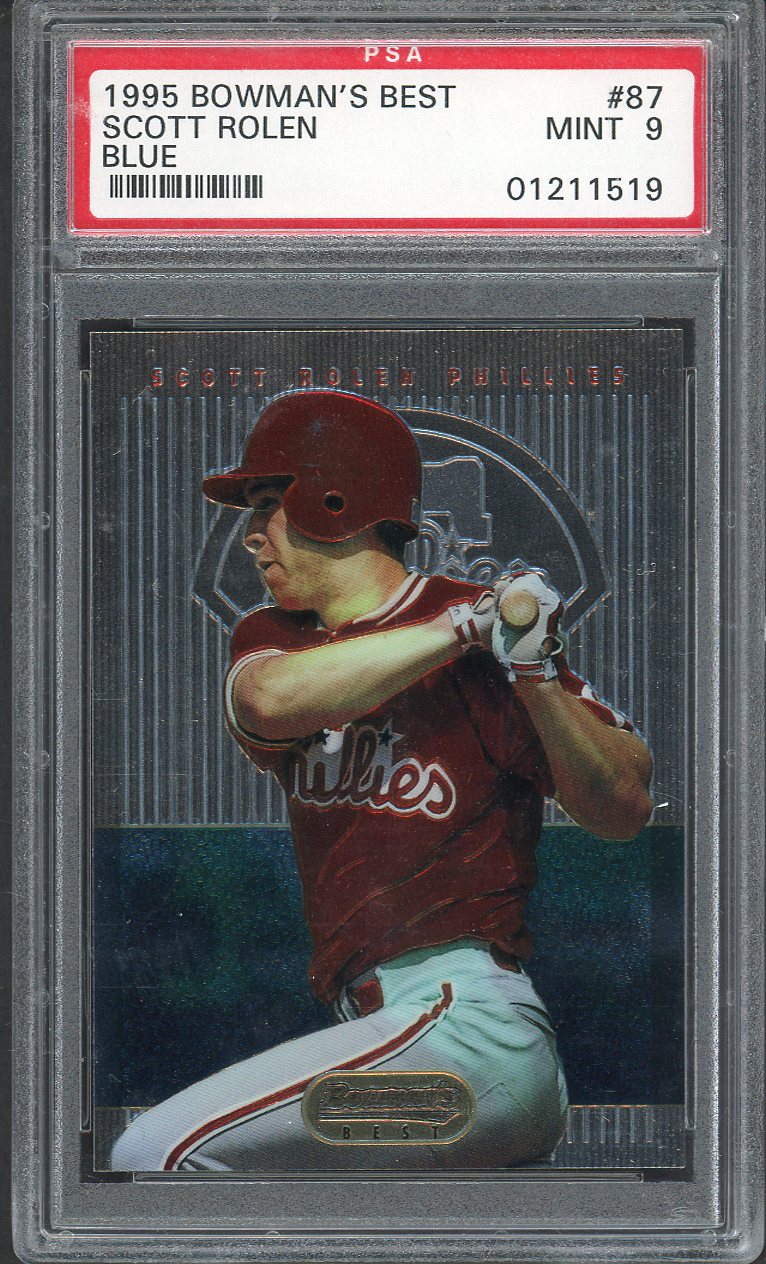 1995 Bowman Best #087 Scott Rolen Phillies PSA 9 MINT 567738