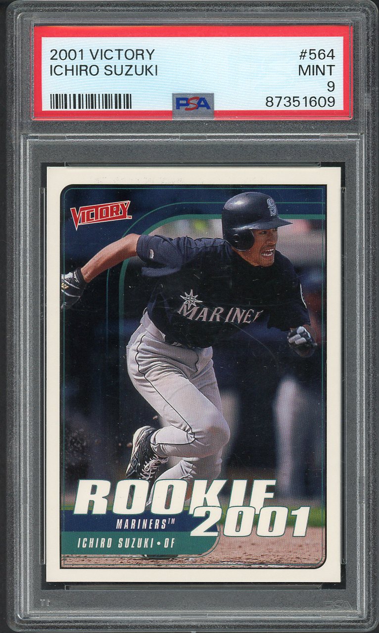 2001 Victory #564 Ichiro Suzuki Mariners PSA 9 MINT 567739