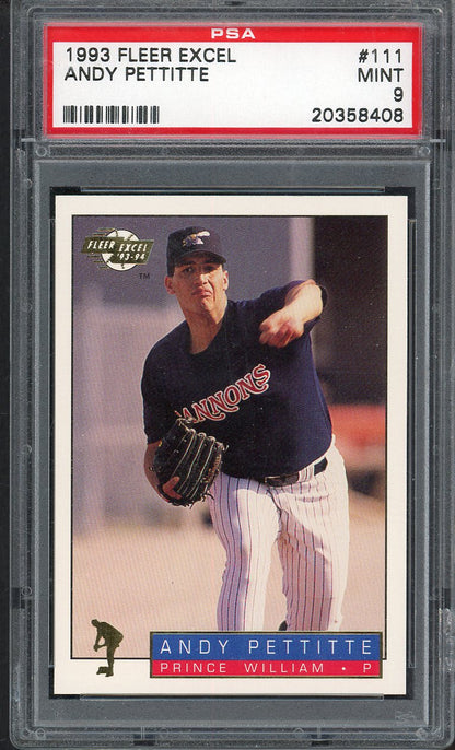 1993 Fleer Excel #111 Andy Pettitte Yankees PSA 9 MINT 567742