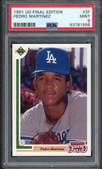1991 Upper Deck Final #002F Pedro Martinez Dodgers PSA 9 MINT 567746