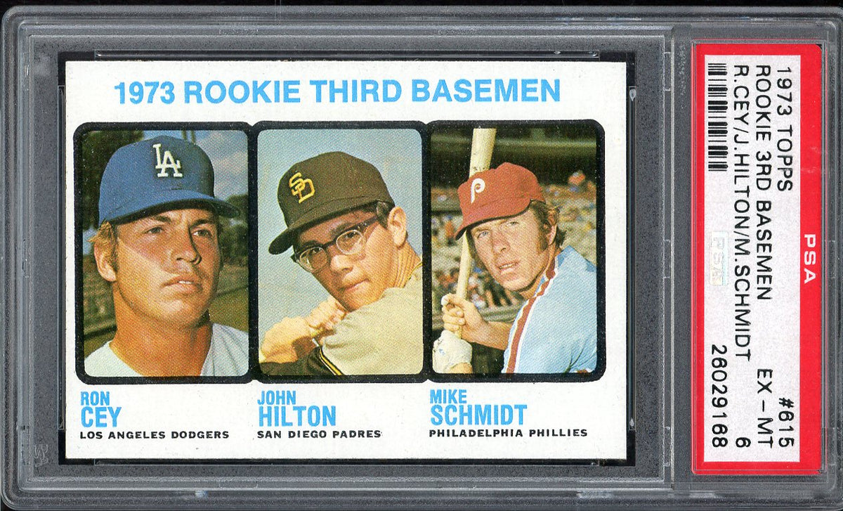 1973 Topps Baseball #615 Mike Schmidt Phillies PSA 6 EX-MT 567757