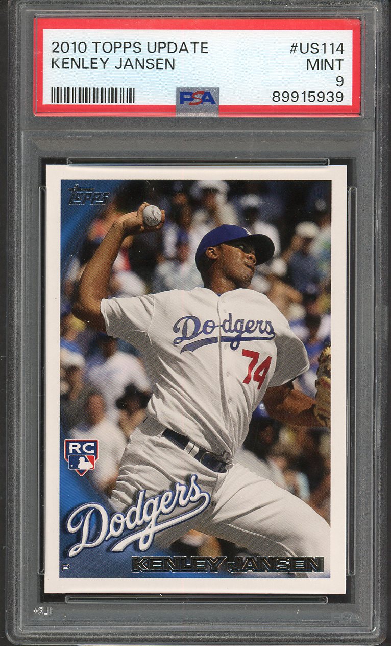 2010 Topps Update #US114 Kenley Jansen Dodgers PSA 9 MINT 567766