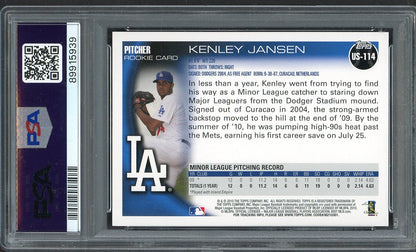 2010 Topps Update #US114 Kenley Jansen Dodgers PSA 9 MINT 567766