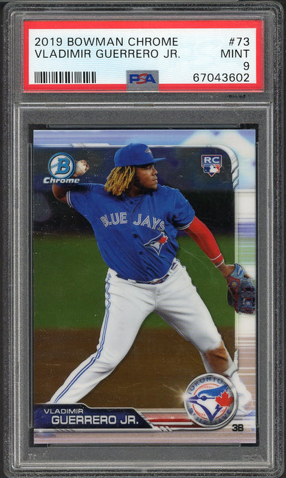 2019 Bowman Chrome #073 Vladimir Guerrero Jr Blue Jays PSA 9 MINT 567771