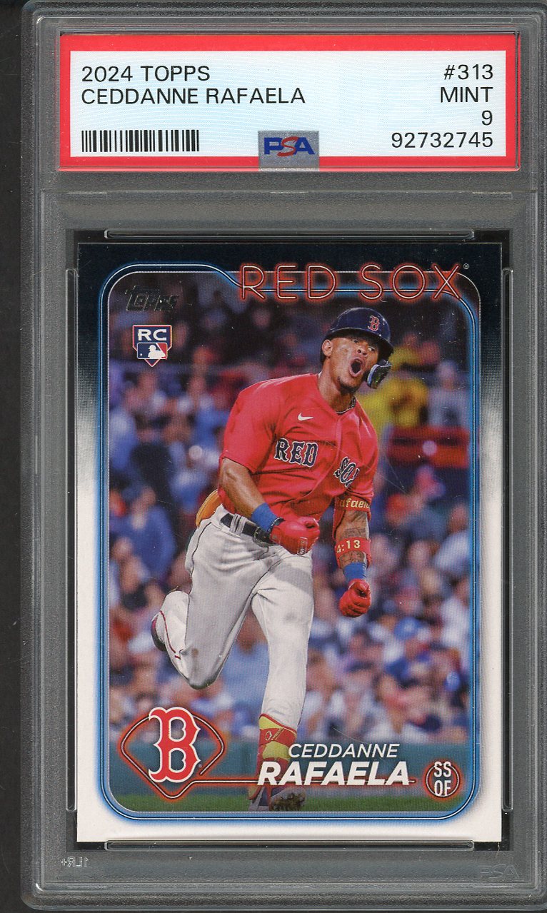 2024 Topps #313 Ceddanne Rafaela Red Sox PSA 9 MINT 567779