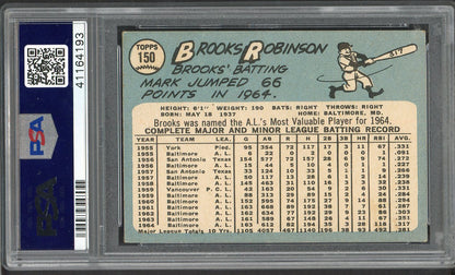 1965 Topps Baseball #150 Brooks Robinson Orioles PSA 5 EX 567806