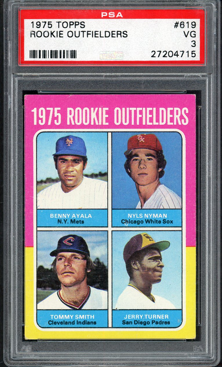 1975 Topps Baseball #619 Benny Ayala Mets PSA 3 VG 567814