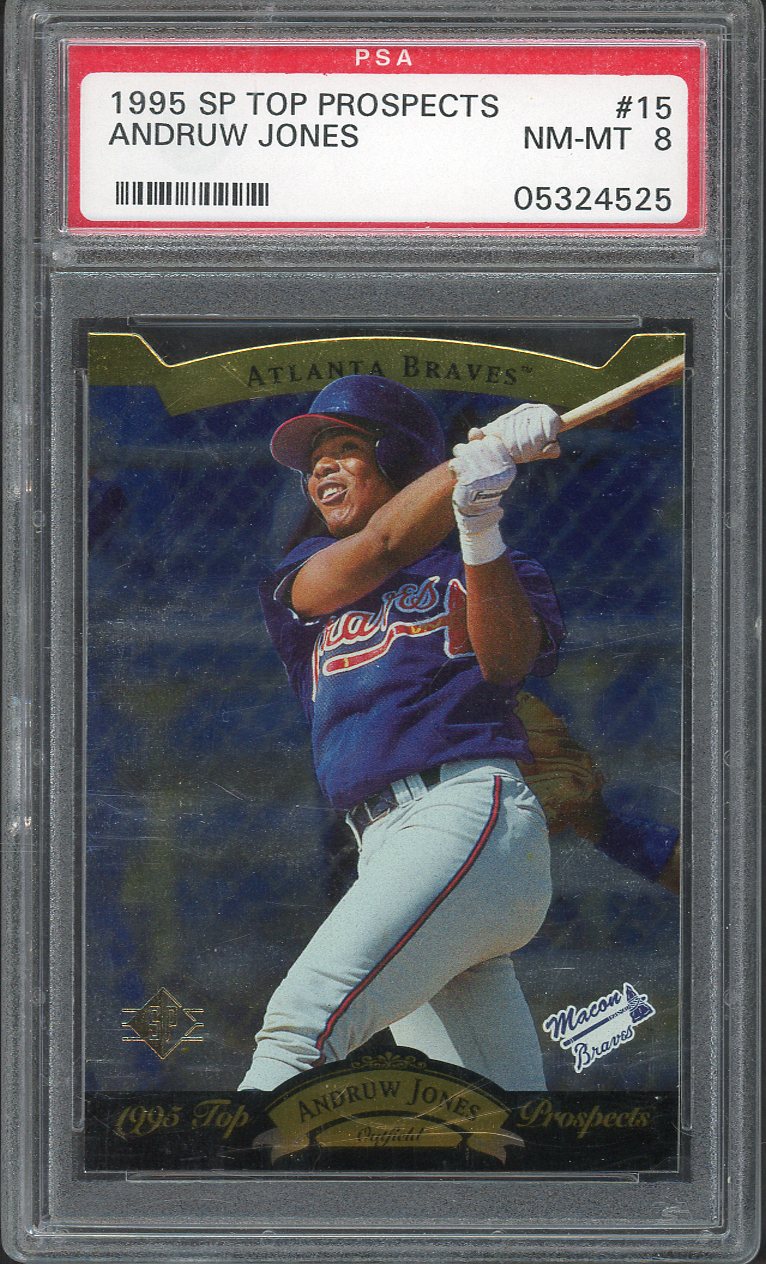 1995 SP Prospects #015 Andruw Jones Braves PSA 8 NM/MT 567817