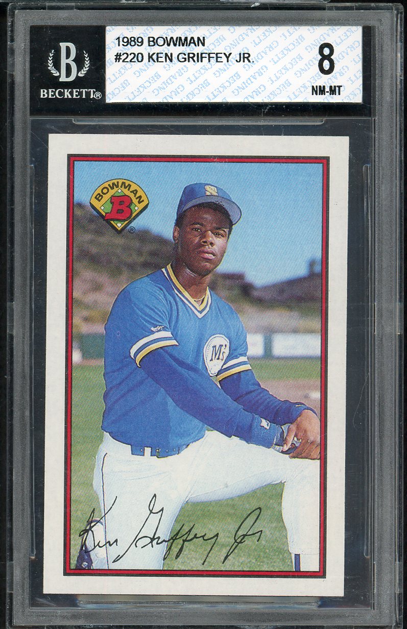 1989 Bowman #220 Ken Griffey Jr Mariners BVG 8 NM/MT 567856