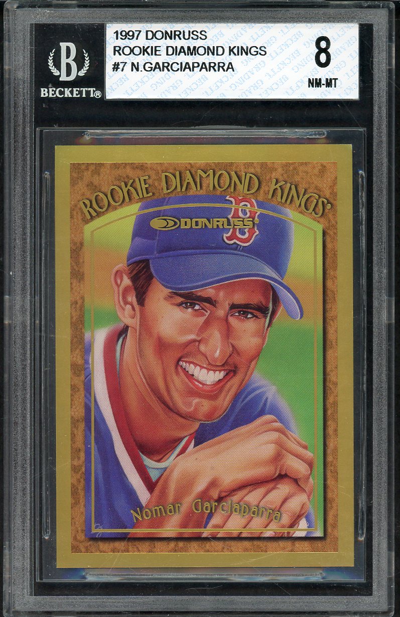 1997 Donruss Rookie Diamond Kings #007 Nomar Garciaparra BVG 8 NM/MT 567863