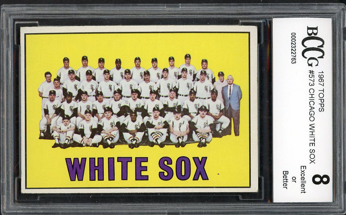 1967 Topps Baseball #573 Chicago White Sox Team BCCG 8 567915