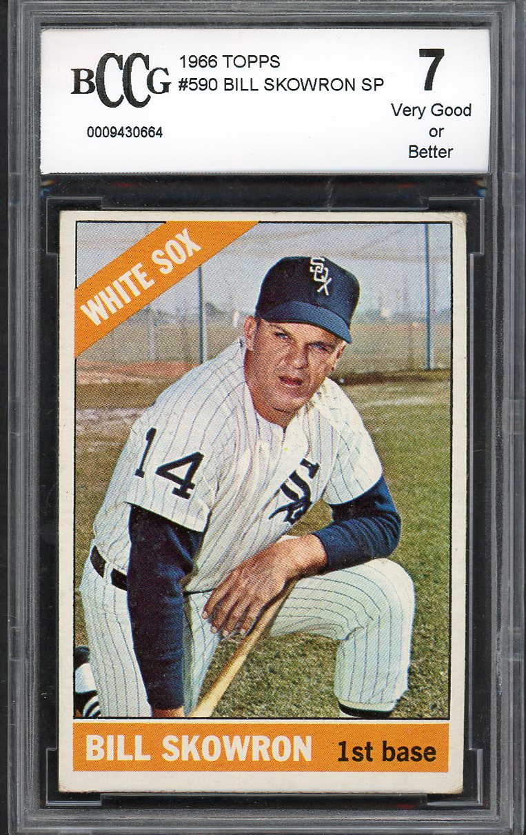 1966 Topps Baseball #590 Bill Skowron White Sox BCCG 7 567926