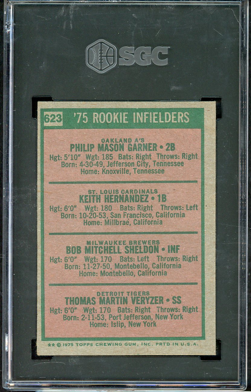 1975 Topps Baseball #623 Keith Hernandez Cardinals SGC 5.5 EX+ 567937