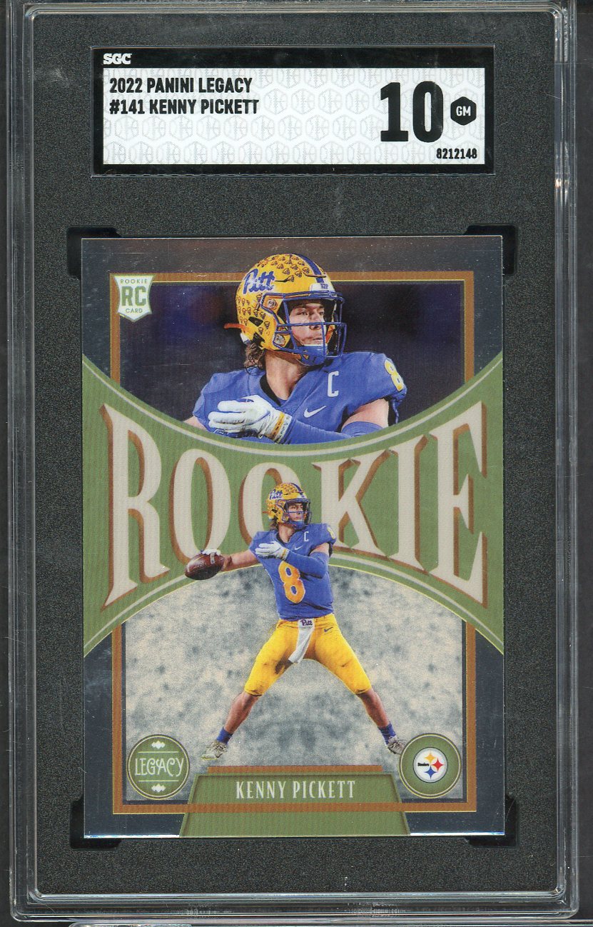 2022 Panini Legacy #141 Kenny Pickett Steelers SGC 10 GEM MINT 567938