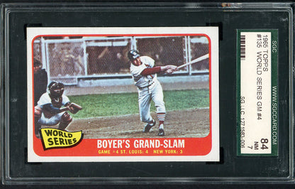 1965 Topps Baseball #135 World Series Game 4 Ken Boyer SGC 7 NM 567944