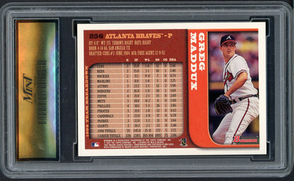 1997 Bowman #256 Greg Maddux Braves MGS 9 MINT 568076